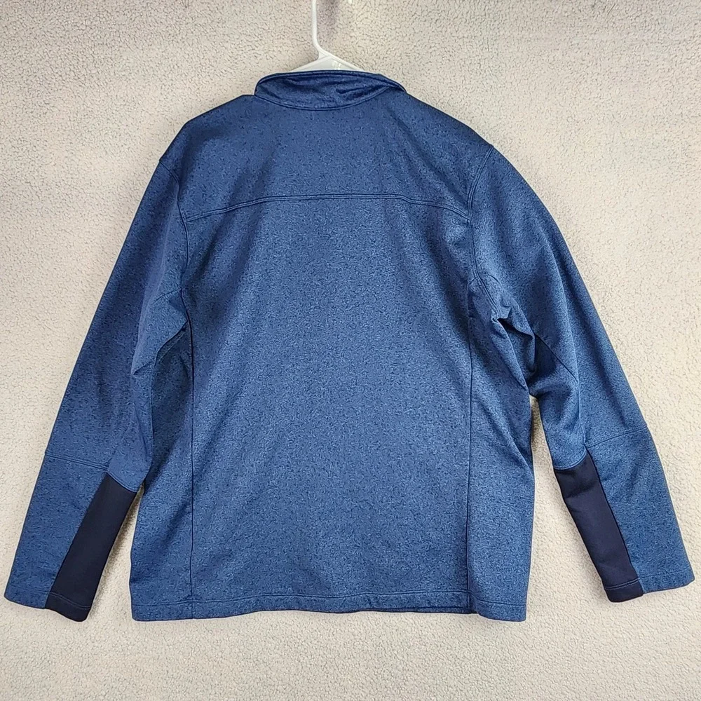 The North Face Mens Fleece Pullover Jacket Blue Heather XL